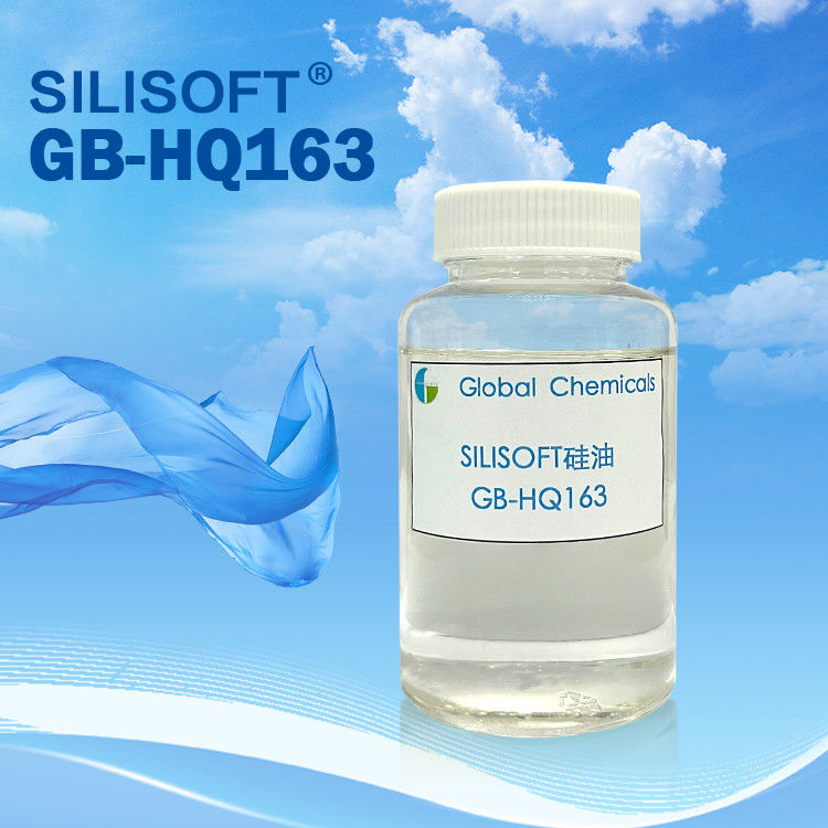 Silicone hydrophile délicat et doux SILISOFT GB-HQ163 Pour les tissus en nylon, spandex, polyester et fibres chimiques