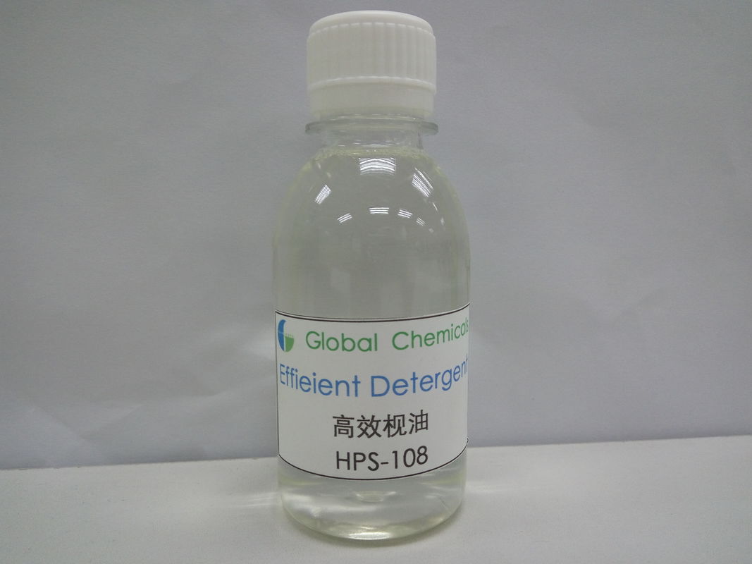 Environmental Textile Auxiliary Agent Efficient Detergent HPS-108 Yellow Transparent Liquid