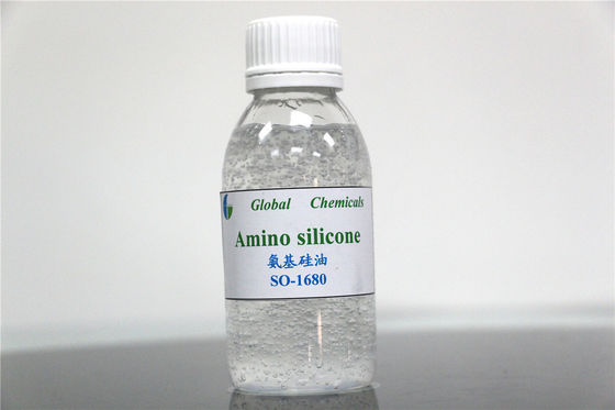 Auxiliaire chimique textile Dégraisseur de silicone aminé cationique faible pour tissus