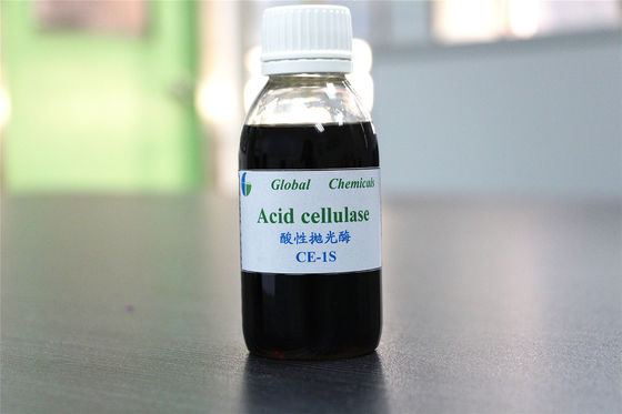 Enzyme de cellulase acide / agent auxiliaire chimique