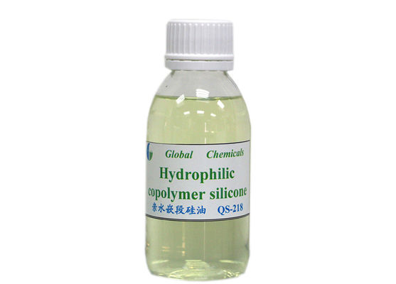 Copolymère de silicone hydrophile spécialement conçu pour la finition de tissus en peluche QS-218