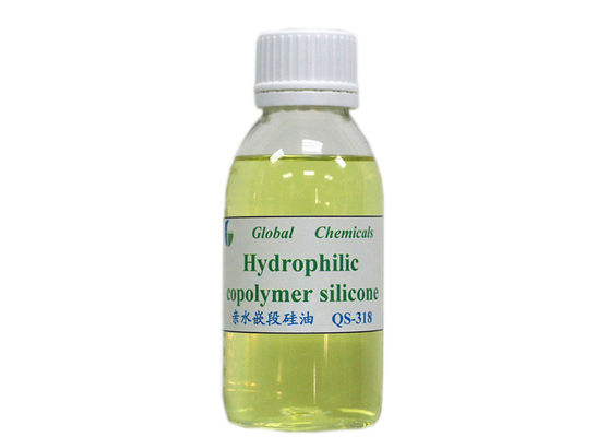 Bonne hydrophilie Amino copolymère huile de silicone pour tissus à serviettes QS - 318