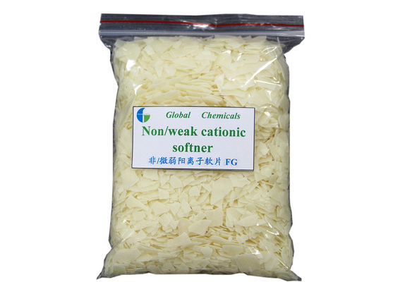 Nononioniques / faibles adoucisseurs cationiques Flocons hydrophiles Produits chimiques de transformation textile