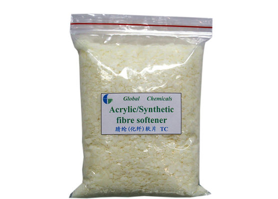 Acrylique / fibres synthétiques adoucisseurs Flocons solubles dans l' eau chaude avec une bonne douceur