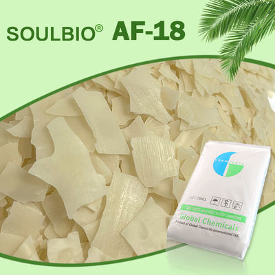 Flocons d'adoucissant sans AEEA SOULBIO AF-18 avec mousse à faible jaunissement et à faible viscosité
