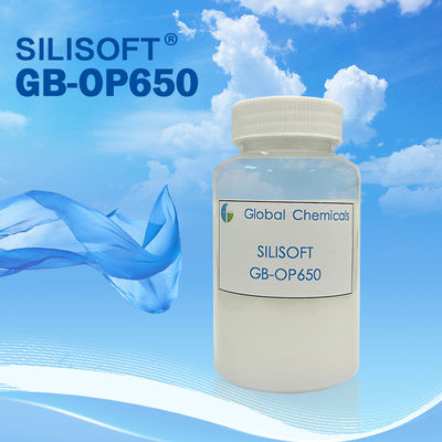 Agent auxiliaire Smooth Brightener GB-OP650 macro Oxosilane de produits chimiques pour le cuir, le denim et les fils