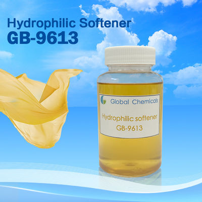 Adoucissant cationique hydrophile GB-9613 de Pale Yellow Liquid High Concentration
