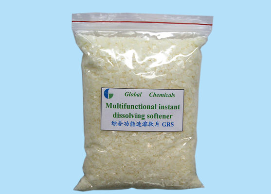 Finition textile auxiliaire Dégraisseur cationique Flocons Soulbio GRS Soluble dans l'eau froide