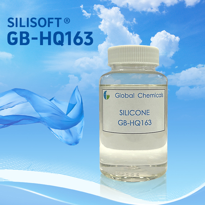 Silicone hydrophile délicat et doux SILISOFT GB-HQ163 très faible jaunissement, pas d'effet sur la blancheur et l'ombre des tissus