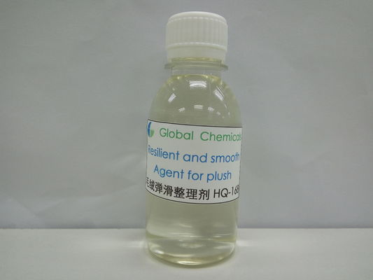 Copolymère de silicone liquide en bloc faible cationic résistant et agent lisse pour Plush HQ-168