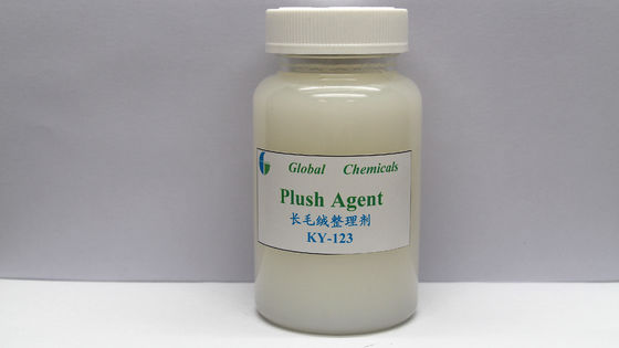 Agents de finition poly-actifs cationics faibles Amino silicone blanc laiteux en peluche