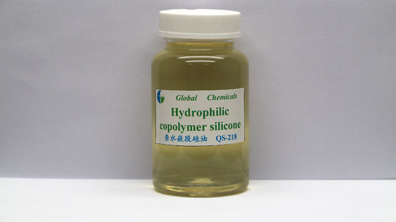 Copolymère hydrophile de silicone en bloc Copolymère très faible Cationic