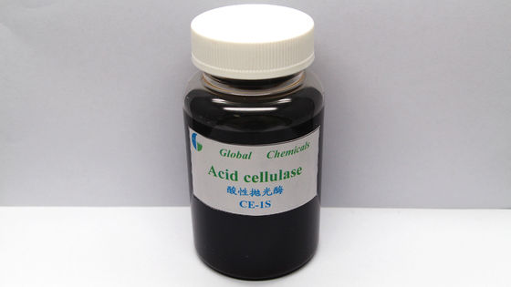 Enzymes textiles liquides bruns enzyme de la cellulase acide CE-1S Perte de résistance