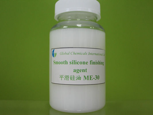 L' huile d' émulsion de silicone aminé, agent de finition de silicone lisse dissous dans l' eau ME-30