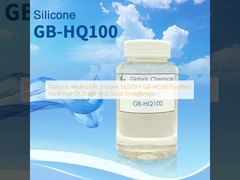 Silicone hydrophile non ionique SILISOFT GB-HQ100 Excellente sensation de la main du drapeau et une bonne douceur