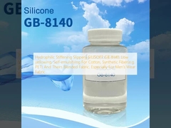 SILISOFT GB-8140, faible jaunissement, auto-émulsifiant Pour le coton, les fibres synthétiques (par exemple PET) et leurs tissus mélangés, en particulier pour les hommes