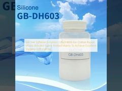 Émulsion d'adoucisseur de silicone GB-DH603 Pour le coton Rayon Modal Tissu mélangé Tricoté principalement pour obtenir une excellente poignée douce glissante
