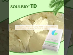 Faible mousse et bonne compatibilité adoucisseur SOULBIO TD avec bonne manche douce et pleine à tissu