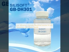 Basse douceur douce d'huile de silicone fonctionnelle de jaunissement/viscosité et poignée élastique