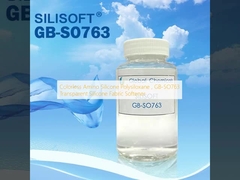 Silicone aminé sans couleur Polysiloxane, adoucissant transparent du silicone GB-SO763