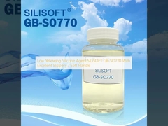 Bas agent de silicone de jaunissement SILISOFT GB-SO770 avec excellente poignée glissante/molle