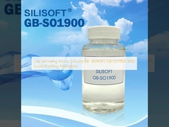 L'huile de silicone aminée à faible jaunissement SILISOFT GB-SO1900 avec une bonne résistance au lavage