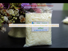 Nononionique / Faible catonique adoucisseur de tissu Flocons NM Faible jaunissement