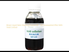 Enzymes de lavage de tissu liquide brun KP - 120 Effect de lavage à la pierre avec un contraste vif