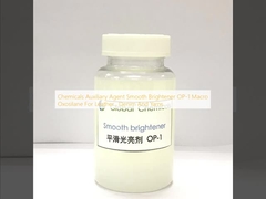 Produits chimiques agent auxiliaire éclairant lisse OP-1 Macro Oxosilane pour cuir, denim et fils