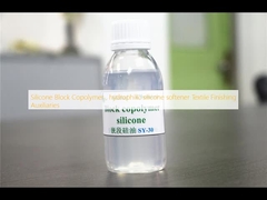Copolymère de silicone en bloc, adoucisseur de silicone hydrophile