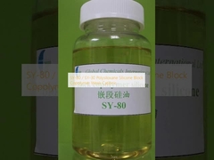 SY-80 / SY-30 Polysiloxane Copolymère à bloc de silicone Cationic faible
