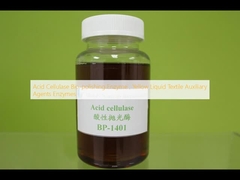 Enzyme de polissage biologique de la cellulase acide, liquide jaune, agents auxiliaires textiles Enzymes
