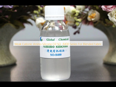 L'huile de silicone aminé cationique faible série SO-8400 pour tissus mélangés