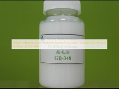Polydiméthylsiloxane émulsion Amino fonctionnel silicone adoucisseur et huile de mousse GB-348