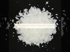 Amollificateurs anioniques à faible jaunissement, flocons AT et amollificateur de tissu hydrophile