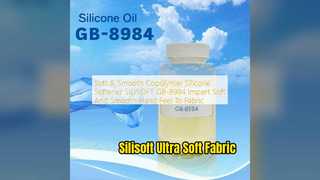 Silisoft GB8984 Adoucisseur de silicone pour tissu doux et lisse